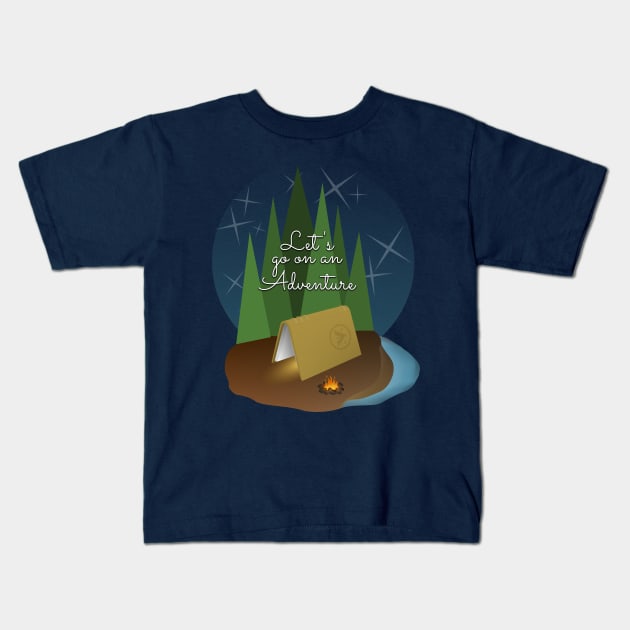 Let's go on an adventure. Kids T-Shirt by Bruce Brotherton